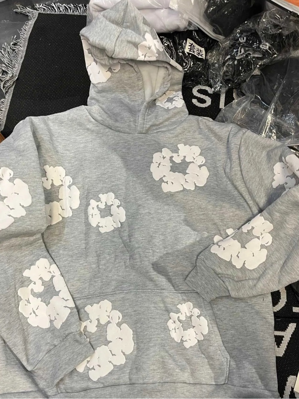 Denim Tears Gray & Cream Sweatshirt - Denim Tears Label